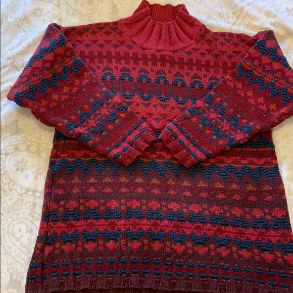 L.L. Bean Sweaters - LL bean Vintage Turtleneck patterned sweater Large